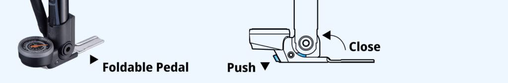 Foldable Pedal with Stability Lock