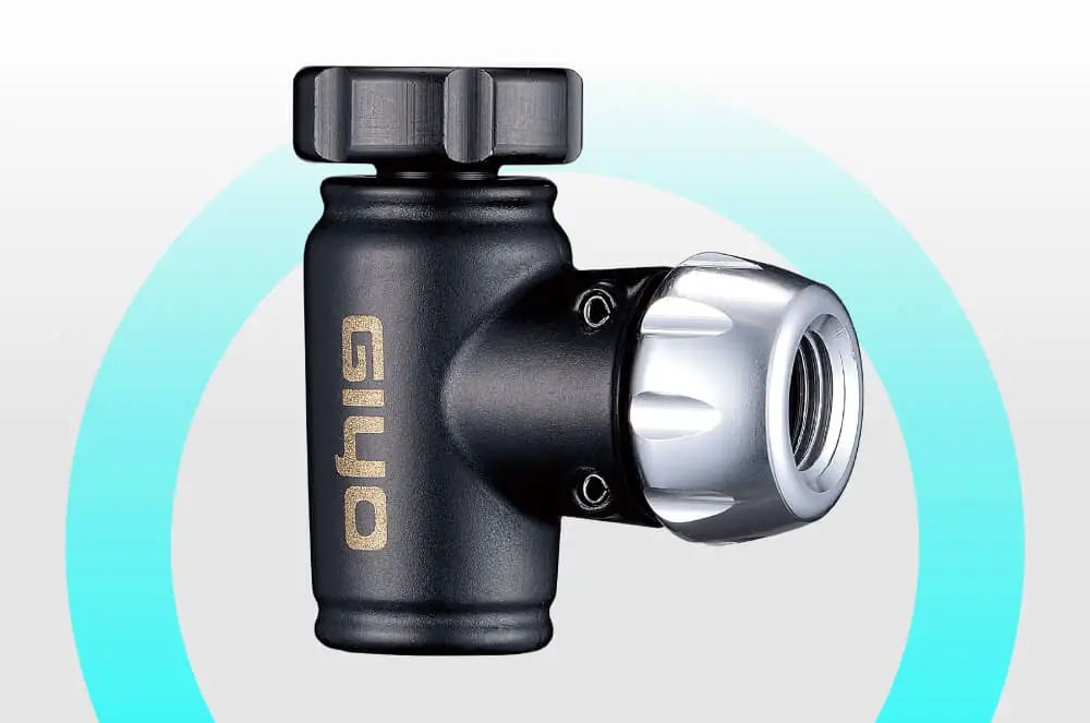 The classic control knob CO2 tire inflator by Giyo